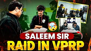 Saleem Sir Raid in VPRP 🤯  Surprise Visit at Vidyapeeth Residential Program [upl. by Aikemet]