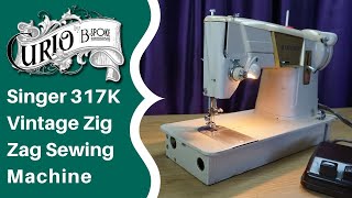 Singer 317K 327 Zig Zag Vintage Sewing Machine [upl. by Molly]