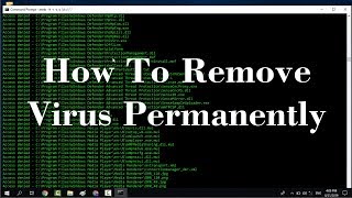 How To Remove Permanently All System Virus Using CMD Windows 788110  Simple Tricks [upl. by Notfilc422]