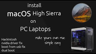 install macOS High Sierra on Pc laptops Hackintosh Olarila [upl. by Kcyrred973]