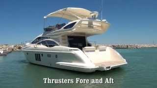 SkipperBuds 2012 Azimut 48 ft 48AZ Flybridge [upl. by Gnouhc]