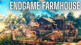 Valheim End Game Farm House  Fully Functional [upl. by Aimit810]