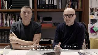 DG Digital Show an interview with Domenico Dolce and Stefano Gabbana [upl. by Shellie]