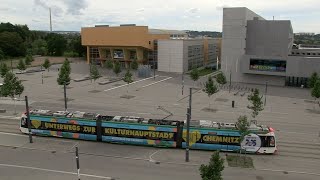 Der Kulturhauptstadt Chemnitz Citylink im Stadtgebiet [upl. by Zarla]