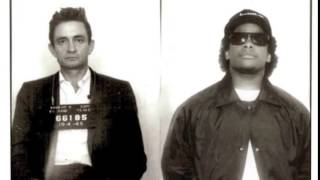 Folsom Prison Gangstaz Eazy E Johnny Cash DJ Topcat [upl. by Nahtanoy293]