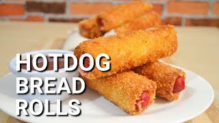 Hot dog Bread Rolls  Easy Snacks for Kids [upl. by Anwahs71]