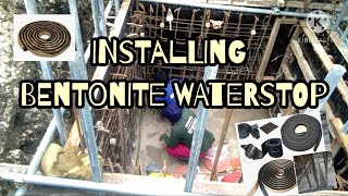 HOW TO INSTALL BENTONITE WATERSTOP [upl. by Ykciv]