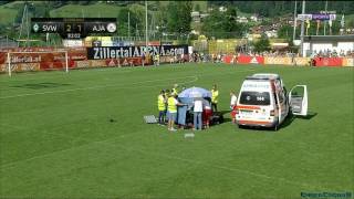 Abdelhak Nouri collapses on pitch in Ajax vs Werder Bremen friendly July 8 2017 [upl. by Tiraj444]