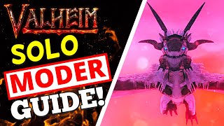 Valheim  How To Solo Moder  EASY Moder Boss Guide [upl. by Junieta280]