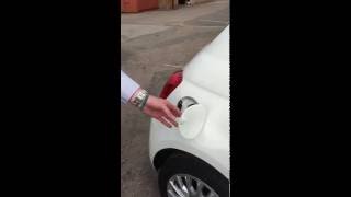 Fiat Petrol Cap How To Open amp Close  Fiat Fuel Cap [upl. by Nerval]