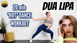 DUA LIPA HIIT DANCE WORKOUT [upl. by Arraik987]