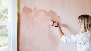 How to Paint a Wall with Limewash  Sunset [upl. by Pfeffer]