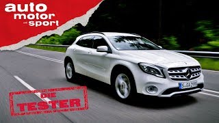 Mercedes GLA 250 AKlasse als Hochstapler  Die Tester  auto motor und sport [upl. by Dadinirt]