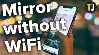 How to Mirror Your iPhone to TV Without Wi Fi [upl. by Odele305]