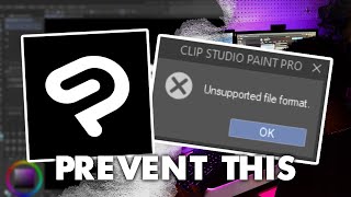 HOW TO PREVENT THIS ERROR  CLIP STUDIO PAINT [upl. by Merari]