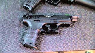 Ruger SR22 VS Walther P22 [upl. by Tebzil531]