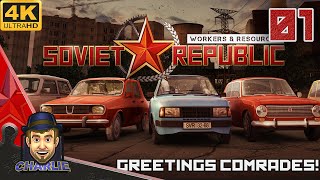 MY GLORIOUS REGIME BEGINS  Workers and Resources Gameplay  01  Soviet Republic Lets Play [upl. by Aitnauq441]