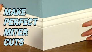 How to Make Perfect Miter Cuts [upl. by Heron]