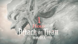 1 HOUR Attack on Titan FULL OPENING（Shinsei Kamattechan – My War） [upl. by Clotilde]