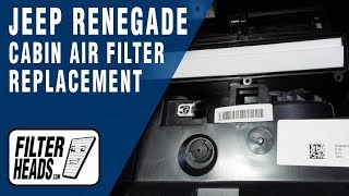 How to Replace Cabin Air Filter 2016 Jeep Renegade  AQ1226 [upl. by Salot]