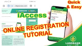 Landbank iAccess Online Registration UPDATE for 2024  iAccess Online Enrollment Tutorial [upl. by Bicknell]