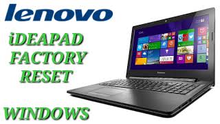 Lenovo Ideapad Factory Reset One key Recovery ll How To Fix  Factory Reset a Lenovo Laptop windows [upl. by Stanislaw]