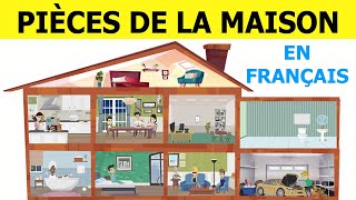 Pièces de la maison en Français  Le vocabulaire de la maison  French with Tama lesson 18 [upl. by Malynda219]