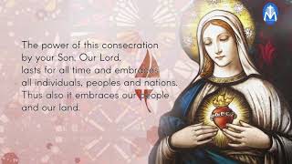 Act of Consecration to the Immaculate Heart of Mary [upl. by Ullman]