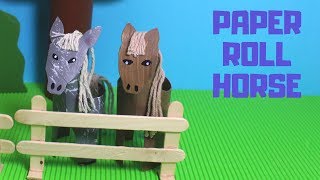 How to Make a Toilet Paper Roll Horse [upl. by Eceinwahs]