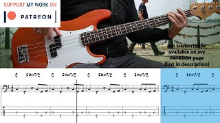 Wings  Band On The Run Bass cover with tabs [upl. by Oiralednac]