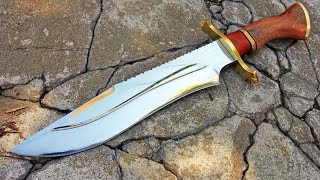 Fabricación de cuchillo Bowie [upl. by Euqinot]