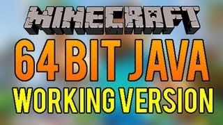 How to install 64bit Java for Minecraft [upl. by Hoppe824]