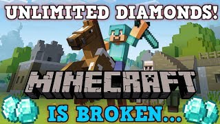 Minecraft Is A Perfectly Balanced Game With No EXPLOITS  Excluding Unlimited Diamonds Glitch [upl. by Reg]