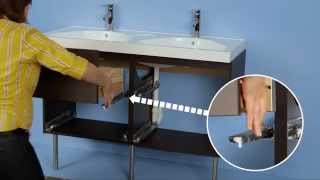 IKEA GODMORGON Double Sink Installation Instructions [upl. by Nnahtebazile]