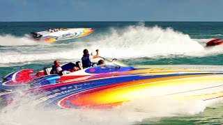 FPC KEY WEST POKER RUN  Powerboats Bright and LOUD [upl. by Htnnek]