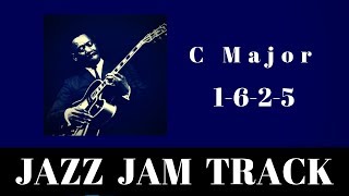 C Major Jazz Backing Track  Easy 1625 Jam [upl. by Deevan260]