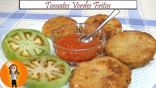 Tomates Verdes Fritos  Receta de Cocina en Familia [upl. by Ayenat469]