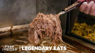 Johnnies Iconic Italian Beef Is A Delicious Mess Of Beef And Gravy  Legendary Eats  Insider Food [upl. by Navy]