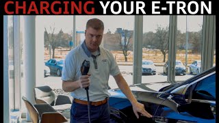 How to Charge Your Audi etron  Complete Guide [upl. by Durkin]