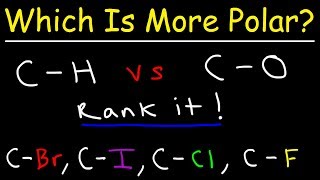 Which Bond Is More Polar [upl. by Ladd]