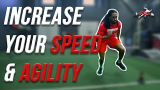 4 Explosive Agility Cone Drills To Get Faster [upl. by Sabec]