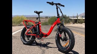 iGo Fat Folding Electric Bike Review  Electric Bike Report [upl. by Ecneralc]