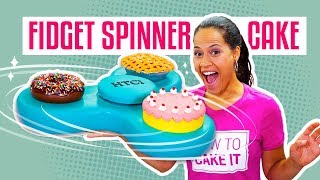 How To Make A FIDGET SPINNER Out Of CAKE  It Actually SPINS  Yolanda Gampp  How To Cake It [upl. by Aron]