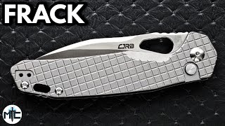 CJRB Frack Folding Knife  Full Review [upl. by Imhsar498]