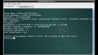 Install and Configure Postfix on Debian Systems [upl. by Ginelle94]