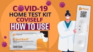 Covid self Test Kit Coviself StepbyStep Guide on How to Use at Home  Coronavirus Test [upl. by Juback]