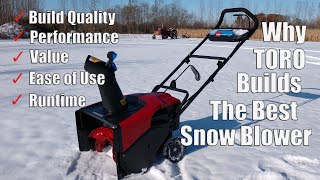 Here Is The Best Battery Operated Snow Blower Toro 21quot Power Clear E21 60Volt 75Ah Snowblower [upl. by Ahseiyk]