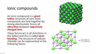 AQA GCSE Chemistry 91 Topic 2 Bonding structure and states of matter [upl. by Aliak132]