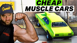 10 Classic Muscle Cars You can Still Buy CHEAP [upl. by Sirmons]