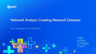 Network Analyst Creating Network Datasets [upl. by Eibrik]